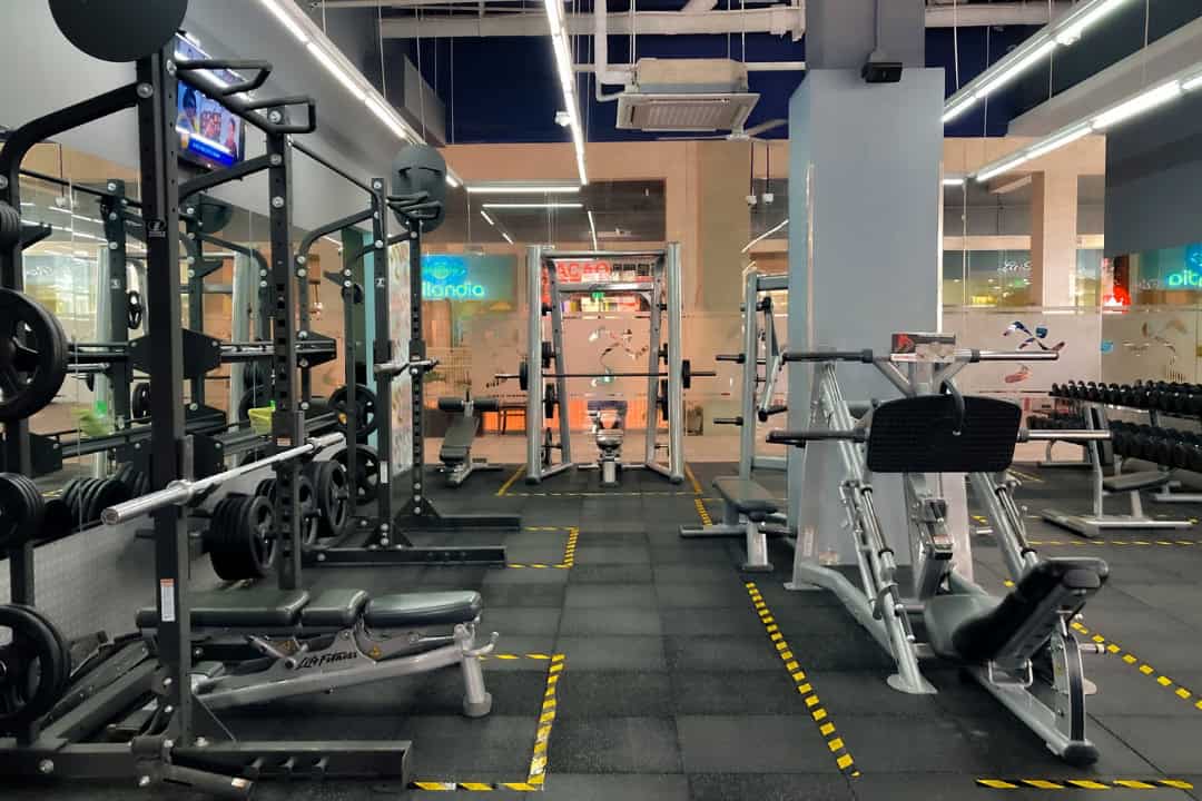 gym interior design in Delhi