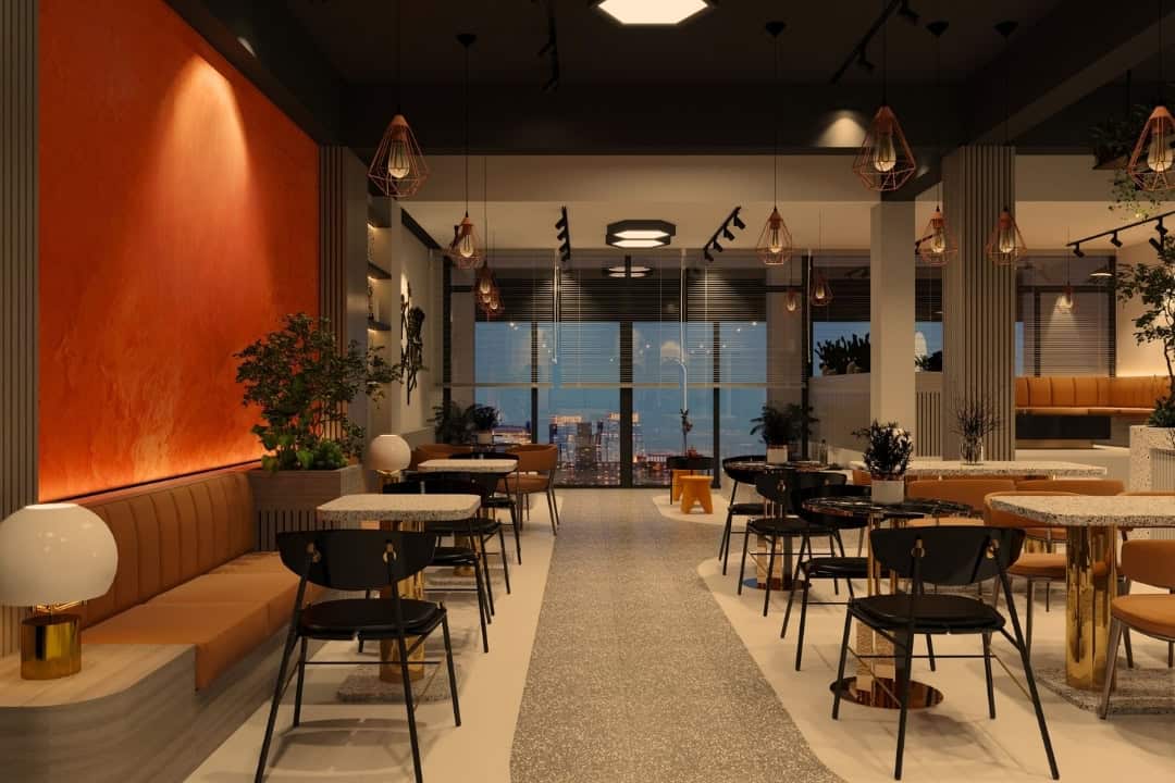 restaurant interior design in Delhi